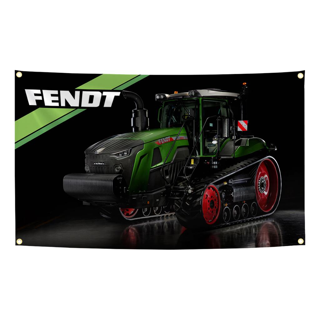 90X150Cm German Agricultural Machinery F-Fendts Flag Tapestry Polyester Digital Printing Banner For Garage Wall Art Decoration