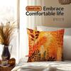 Autumn Plants Cushions Pillowcase Polyester Cushion Cover Throw Pillow Sofa Decoration Pillowcover Home Decor