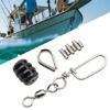 High Strength Rolling Bearing Connector Clip Fishing Accessories Fishing Line Swivels Rig Fishing Barrels Swivels Set