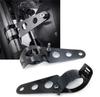 Headlight Housing  7" Black Aluminum Motorcycle Headlight Cover Housing  Mount Brackets Fork Ear  Headlamp Holder Kit  Universal