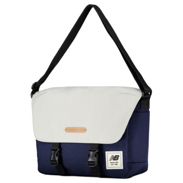 New New Balance Fabric Shoulder Bag Crossbody Bag Regular Unisex White & Blue LAB43409-ECL
