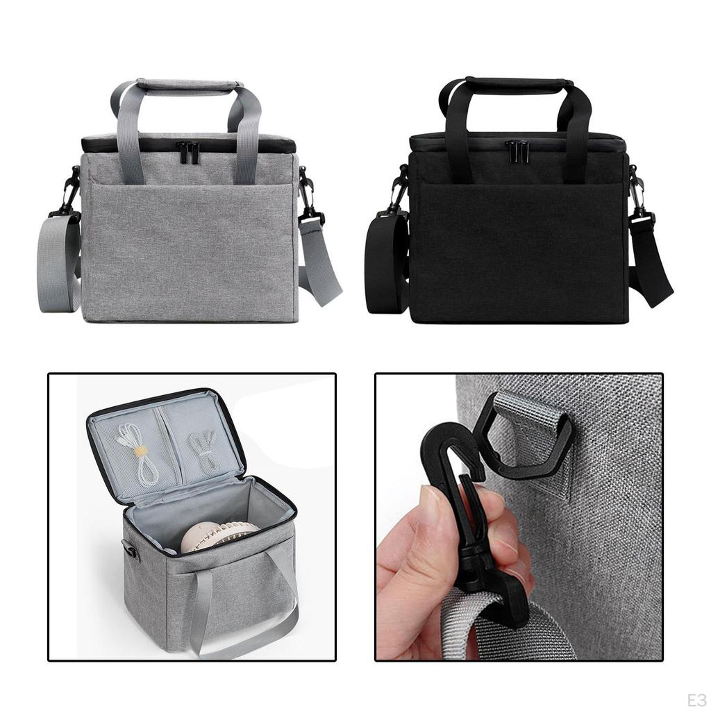 Camping Folding Table Bag, Container Storage Box Shopping BBQ Beach Handbag Tableware