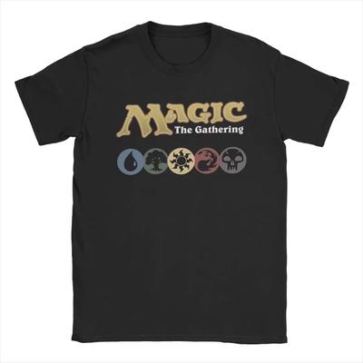 Hipster Games Gathering MTG T-Shirt für Herren Rundhals Reine T-Shirts Kurzarm T-Shirt Plus Kleidung#Farbe(4)