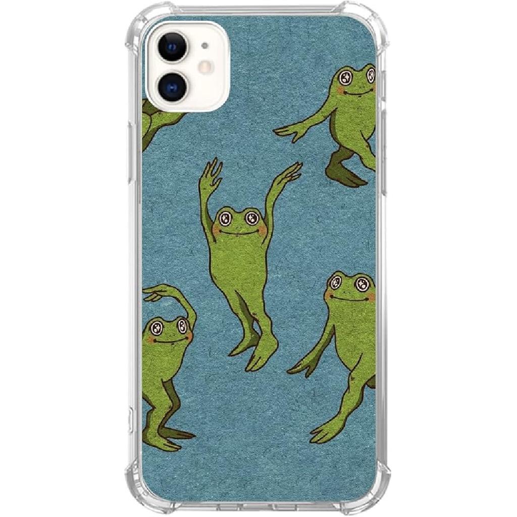 Trippy Psychedelic Flowers Phone Case for iPhone 11, Indie Hippie Colorful Eyes Flower Cover for Teens Women Men, Soft TPU Shockproof Case for iPhone