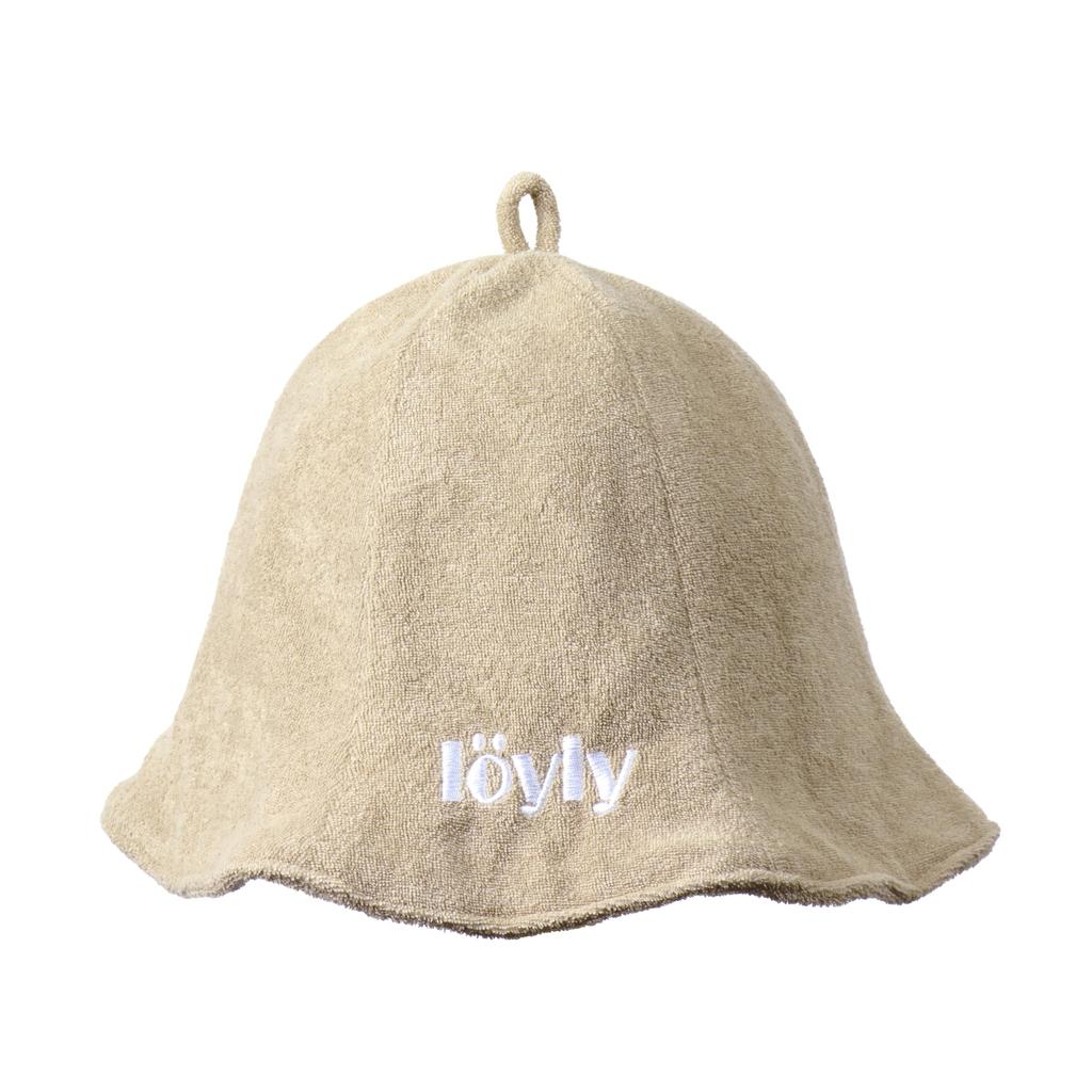 Loyly Sauna Towel Double Sauna Sauna Loyly [loyly] Hat, Men's, Women's, Fabric, Layered, Washable, Goods, Hat, Cute, Stylish, (Beige)