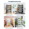 Multi-layer Movable Kitchen Storage Trolley – Floor-standing Rack for Vegetables & Fruits