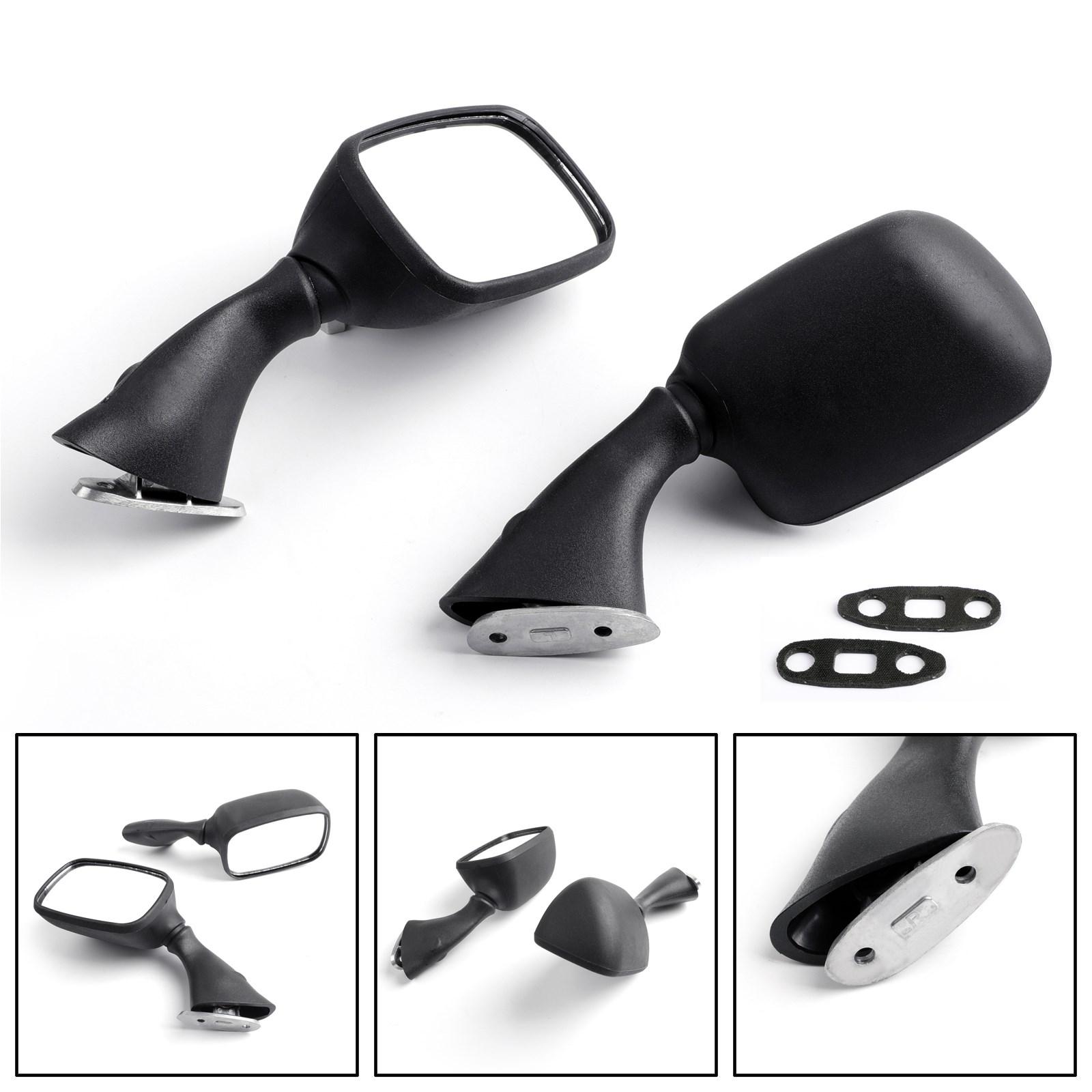 

Mirrors For Suzuki GSXR 600 750 1000 2001-2002 HAYABUSA GSXR 1300 99-10 Black