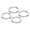 20Pcs Spring O Rings 1.61in Diameter 0.2in Thick Strong Copper Compact Spring Buckles for Keychain Necklace Jewelry  