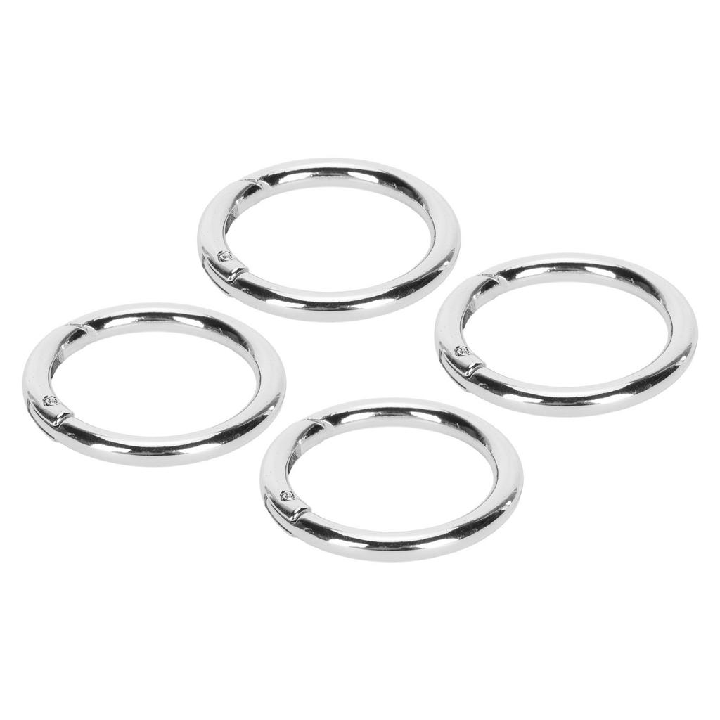 20Pcs Spring O Rings 1.61in Diameter 0.2in Thick Strong Copper Compact Spring Buckles for Keychain Necklace Jewelry  