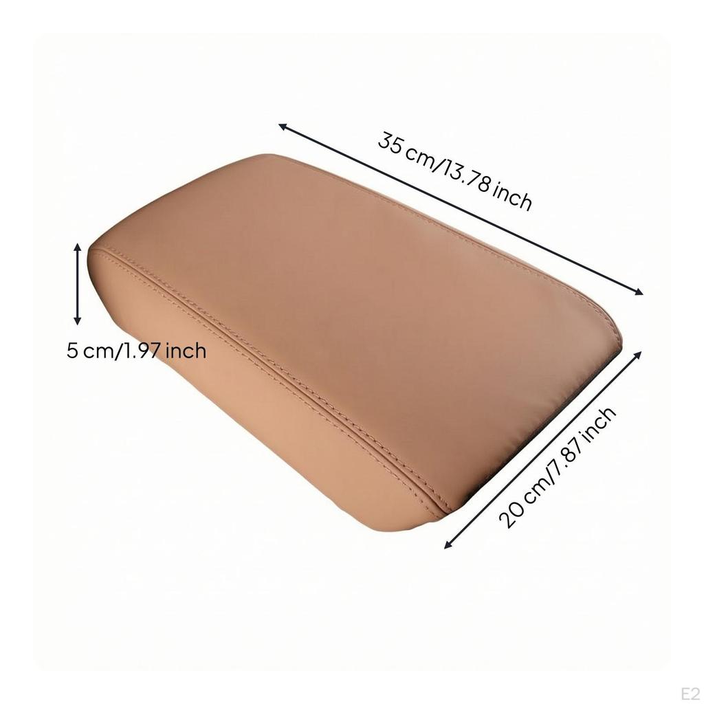 Custom Snug Fit Console Armrest Cover | Leather, Box