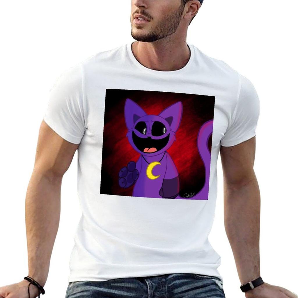 Worried CatNap TShirt Fashion Casual Short Sleeve TShirt