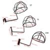 Hemispherical Iron Hat Holder with Projecting Wall Arm and Protective Finish for Baseball Hats, Berets, and Bucket Hats