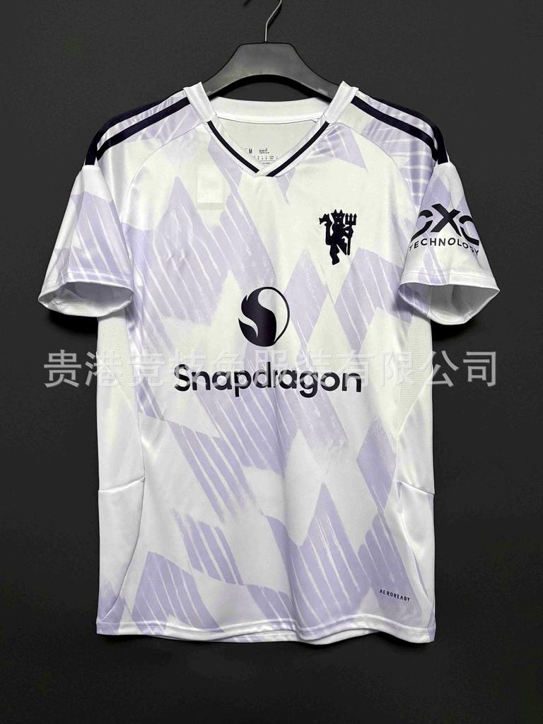 25-26 Manchester United Away Club Fan Version Shirts With Three Labels Complete Fans