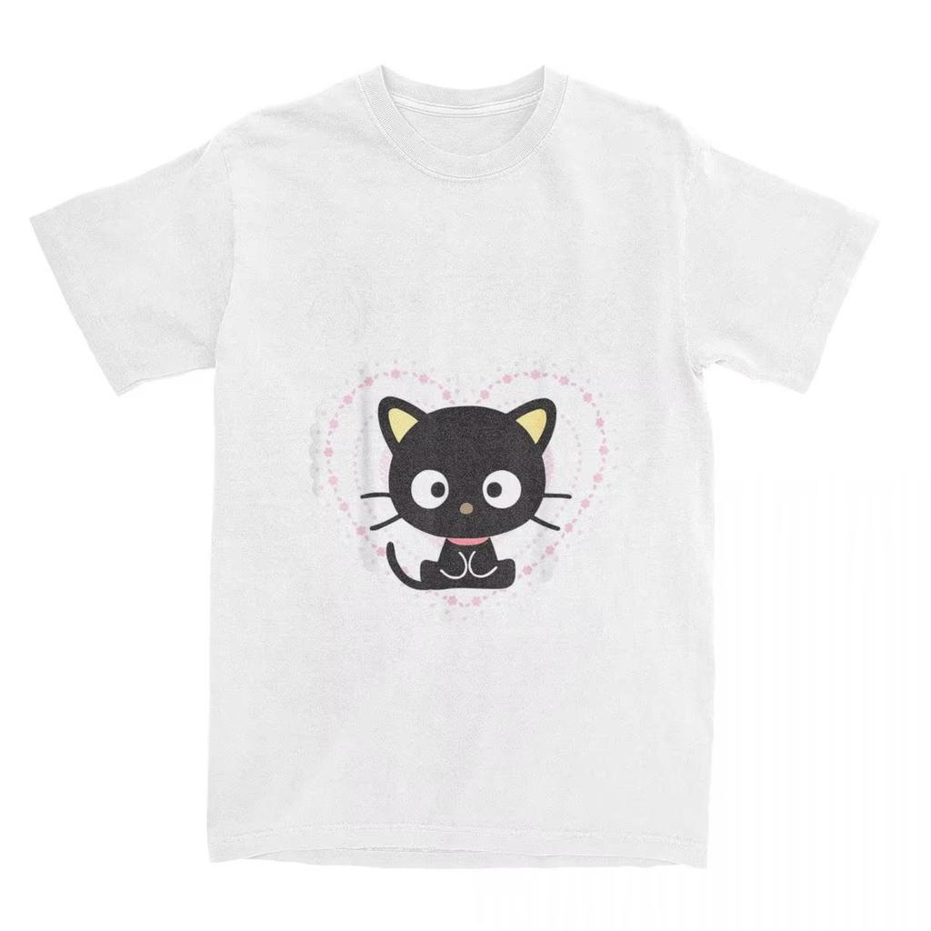 Chococat Sweet Valentine for Men Women T Shirts Cool Tees Short Sleeve O Neck T-Shirts Pure Cotton Party Clothing