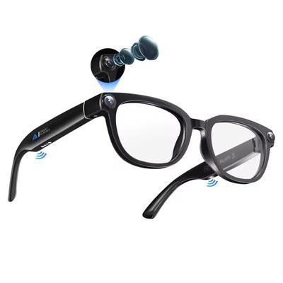 Portable Smart Glasses AI Translation 800W High Definition Shooting Support Video Bluetooth Call Listening To Music Sports Image Stabilization Unisex