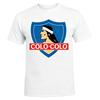 Colo-Colo Chile Football Club Shield Logo Graphic T-Shirt