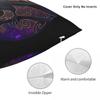 Mystical Full Moon Raven Spirit Square Pillowcase Polyester Linen Velvet Printed Zip Decor Pillow Case Home Cushion Case