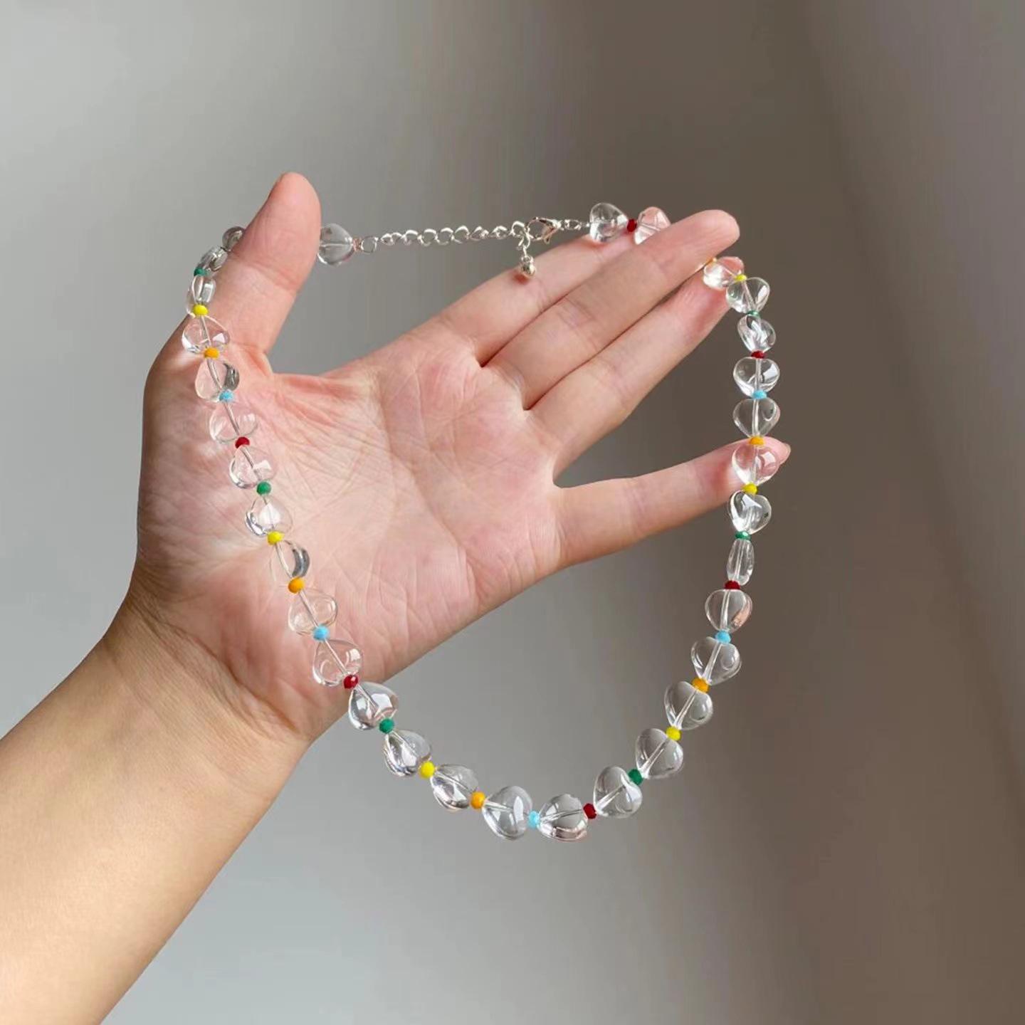 Этническое богемное жемчужное ожерелье-сердце для женщин - Ручная работа, романтичный дизайн