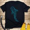 Shark and Whale Puzzle Mens Kids T Shirt | Marine Animal Jigsaw Tee
