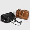 2025 Autumn/Winter High-End Retro Single Shoulder Tote - Large Capacity Commuter Handbag for Women