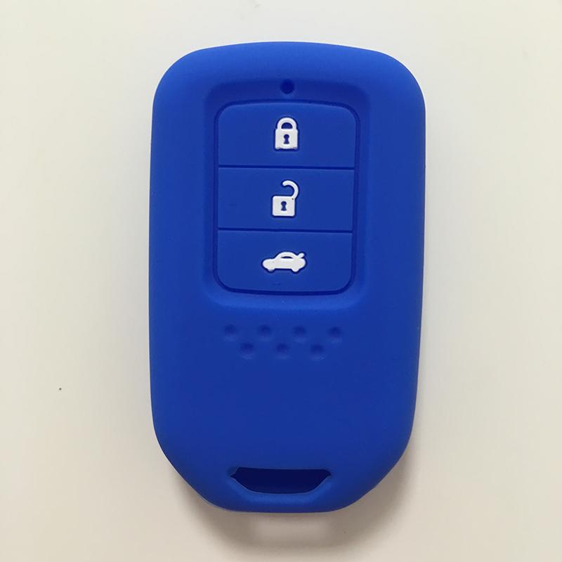 Silicone Key Case Holder for Honda SRV 2021 CR-V Civic 4d 2015 2016 2017 Inspire Key Cover 3Button Remote Smart Case for Keys