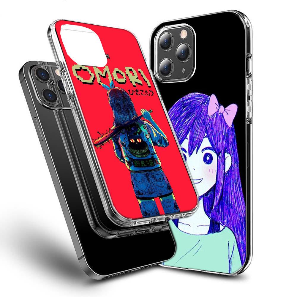 Game O-Omori C-Cartoon Phone Case For Iphone 16E 15 Pro 14 Plus 17E 16 17 Pro Max Air 11 12 13 Mini Shockproof Capa Cute Cove