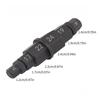 6 in 1 Motorcycle Hex Allen Axle Spindle Socket Adapter Tool Tire Removal Tool Carbon Steel Construction Simple Operate