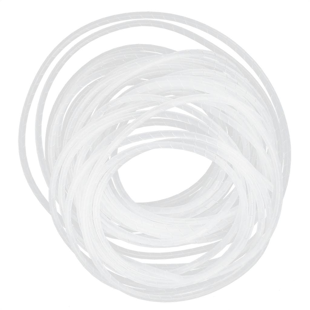 Spiral Wire Wrap Cord Sleeve Hose Flexible Cable Organizer Holder Management White 6‑13 meters