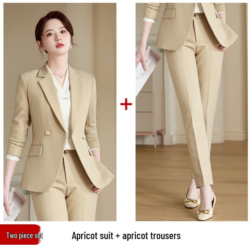 Elegant Women s Professional Suit Set - Autumn/Winter 2025 L
