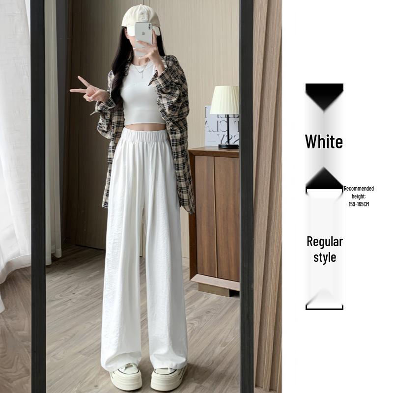 2025 Damen High Waist Locker Yamamoto Milchpuff Weitbein Sporthose