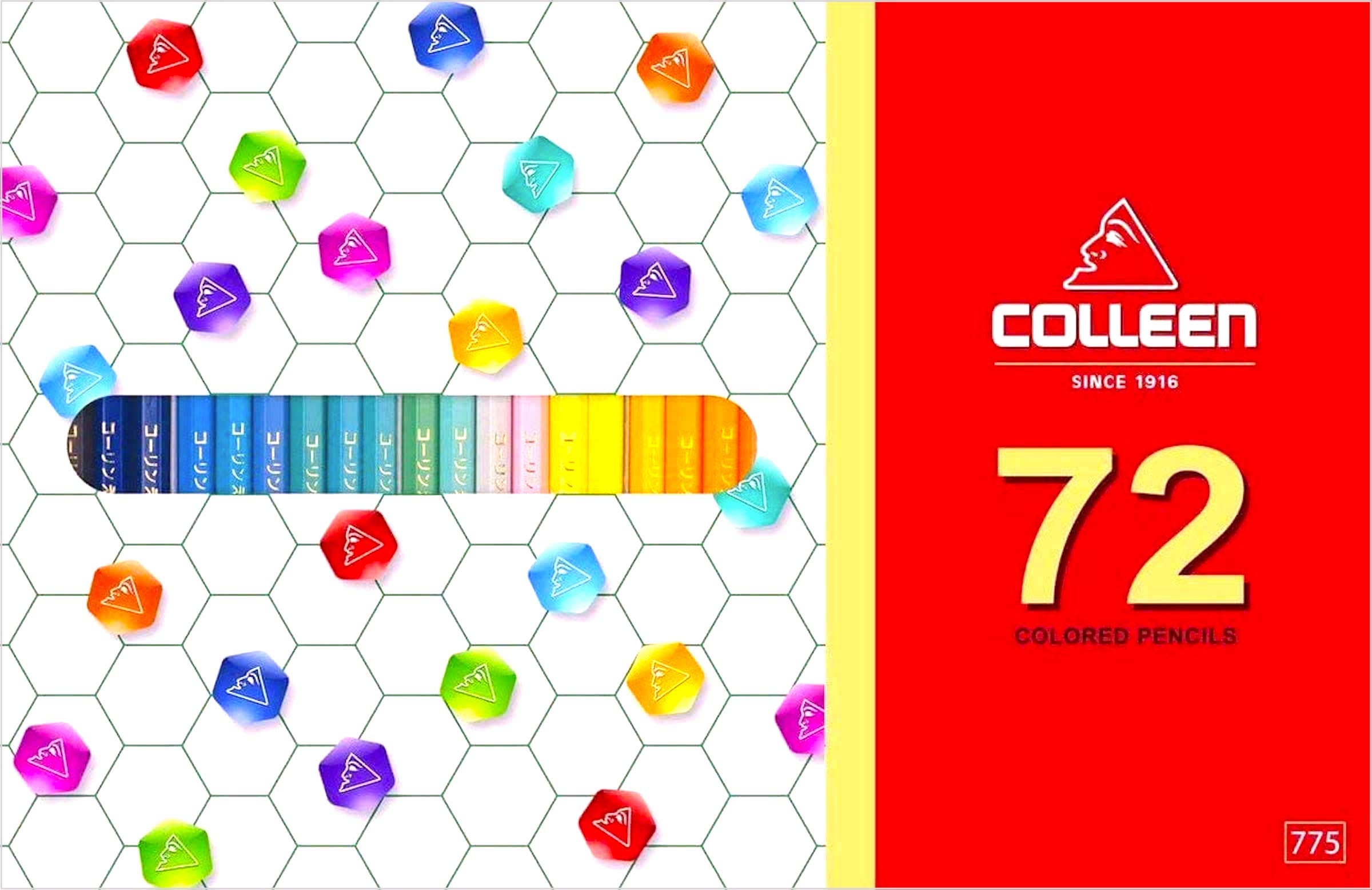 

Карандаш Colleen 775 шестиугольный 72 цвета в бумажной коробке цветной карандаш [Colleen] 775-72 [Товар]