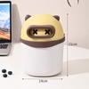 Trash Cans Desk Wastepaper Basket Cosmetics Holder Mini Garbage Cans with Lid  Bedside