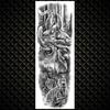 YURAN Realistic Full Flower Arm Temporary Tattoos For Men Women Rose Evil Eye Fake Tattoo Sticker Water Tranfer Body Art Tatoos