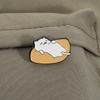 Cuty Cats Enamel Pins Hide and Seek Lazy Kitten In Sofa Brooches Lapel Badges Clothes Cartoon Animal Jewelry Gift for Friends
