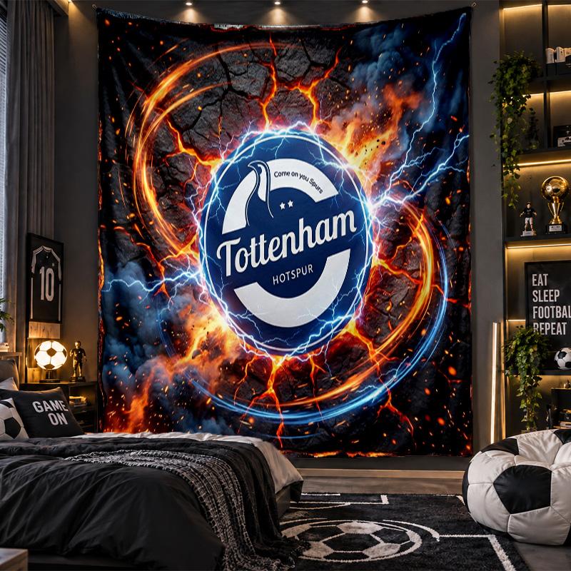 Wandbehang Tapisserie Tottenham Hotspur Druckstoff für Wohnzimmer Schlafzimmer Heimdekoration
