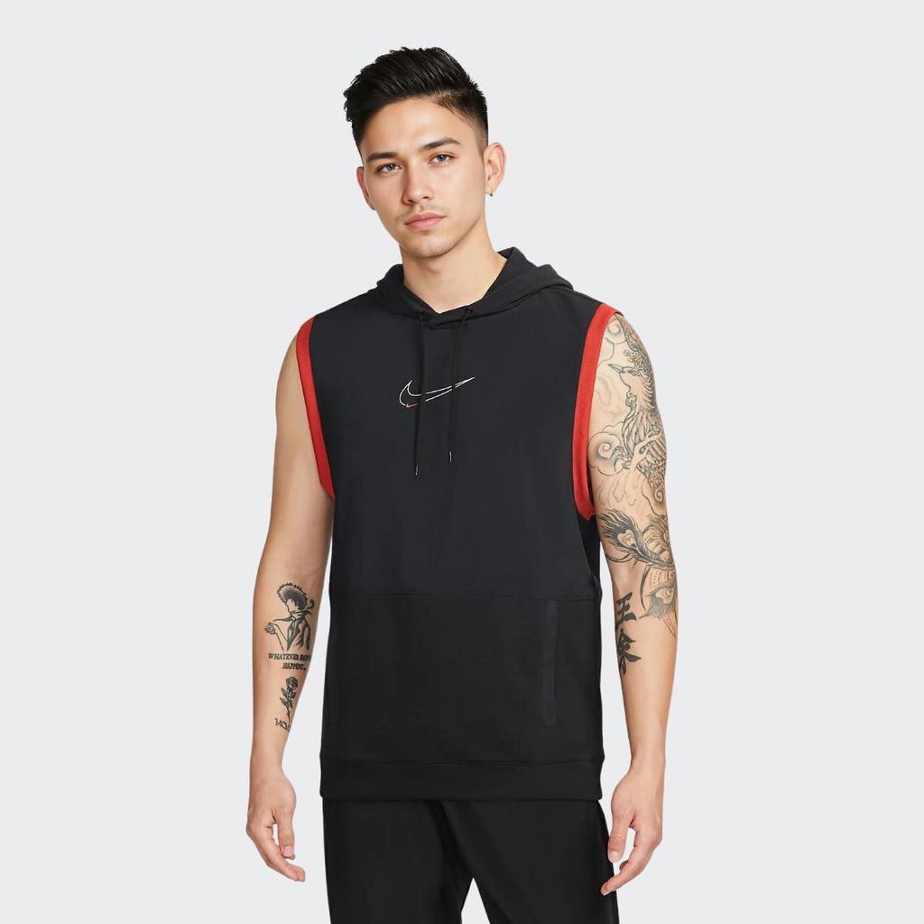 Nike Men's Dri-FIT Sleeveless Hooded Training Top Black DM6663-010