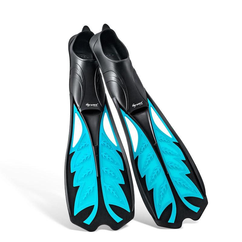 Adult Open Heel Swim Fins Freediving Training Snorkeling Swimming TPR Material Adjustable Size S M L