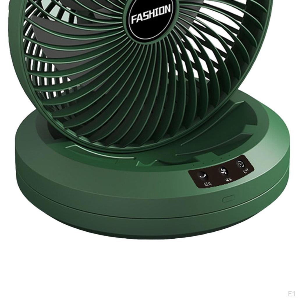 Desk Fan Air Cooling Portable Low Noise 4 Speed Table Wall Mounted for Dormitory Office