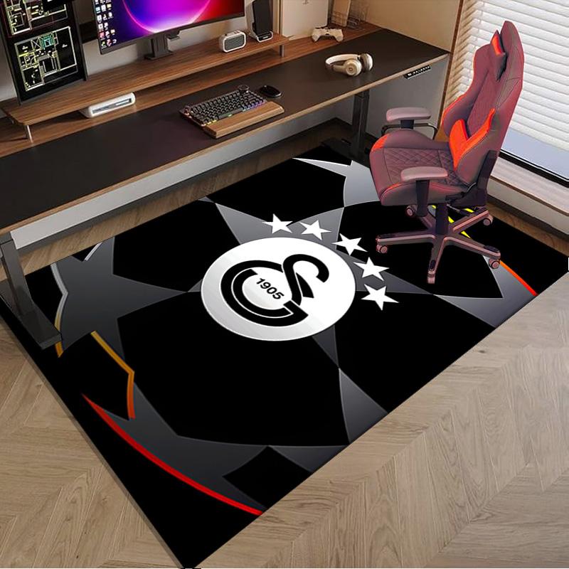 Galatasaray Football Club Crest Area Rug Office rug, Chair Rug, Decor Carpet Livingroom bedroom Mat, Large Size Fan gifts Christmas gifts