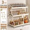 3-Tier Countertop Spice & Utensil Rack