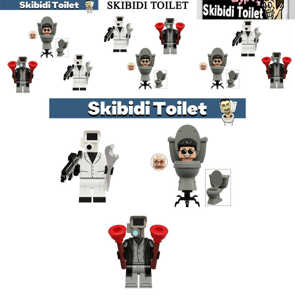 Ultimativer Toilettenmann, unvergleichlicher Kriegsgott, Wissenschaftler, Überwachungsexperte, Plastikbausteinspielzeug