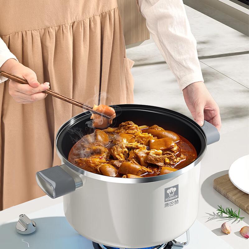 Kocher Enamel Pressure Soup Pot 5.5L