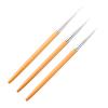 3 Pcs Nails Art Liner Brushes Nails Painting Brush Nails Art Brushes Nails Art Drawing Pen Manicure Tool for Salons