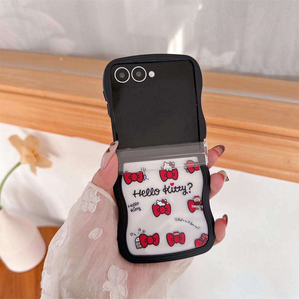 Hello Kitty Samsung Galaxy Z Flip Series Protective Case with Lanyard