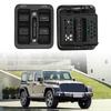 Mastering Window Control Switches Assembly for 2011-2017, 68156217AA Replacement Panel with AUTO Buttons and Original-Style ABS Housing