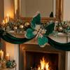 Flocking Artificial Glitter Butterfly DIY Butterfly Tree Hanging Decor  Party Decor