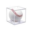 80mm Acrylic Baseball Display Box Dustproof Lightweight Protective Holder for Baseball Souvenir Gift Collection