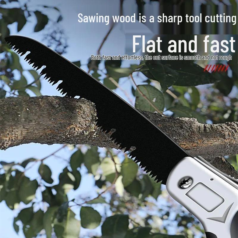 Deutsche Klappsäge aus Manganstahl für schnelles Holzarbeiten und Baumsägen