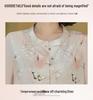 2026 Summer Collection: Mid-Aged Women's Chinese Style Chiffon Blouse - Short-Sleeved, Thin, Elegant Top.