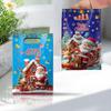 50pcs Cute Christmas Gift Bags Cookies Candy Handbags New Favor Bag  Christmas Decorations
